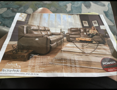 LEATHER Southern Motion Marvel Sofa The Villages Florida