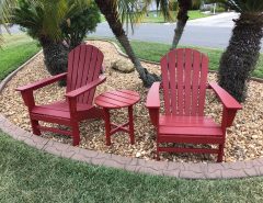 L.L. Bean Adirondack Chairs and Side Table for Outdoors The Villages Florida
