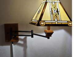 Mission Tiffany wall swing arm lamp The Villages Florida