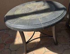 Stone round tables The Villages Florida