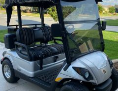 REDUCED – LOW Mileage 2013 EFI Yamaha Gas Golf Cart The Villages Florida