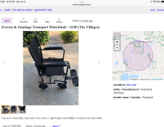 Everest & Jennings Transport Wheelchair The Villages Florida