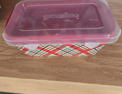Mini Loaf Dish with Lid- NEW WITH BOX $5 The Villages Florida
