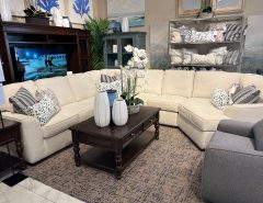 City Furniture Austin Large Cuddler Sectional Sofa – White (Pending Sold) The Villages Florida