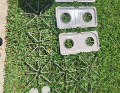Lot of gas stove grates & covers The Villages Florida