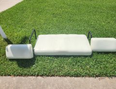 Exceptional condition bench seat set from Yamaha gas golf cart. The Villages Florida