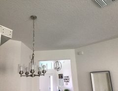 5 light brushed nickel chandelier The Villages Florida