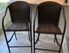 Two all-weather bar stools The Villages Florida