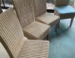 Lanai wicker chairs – perfect condition The Villages Florida