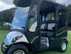 2013 EFI Gas Yamaha Golf Cart with Sleekline Cab The Villages Florida
