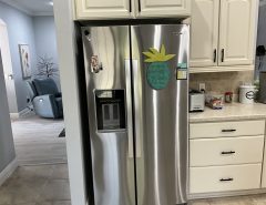 Whirlpool stainless steel side by side refrigerator 2019 The Villages Florida