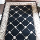 Carpet, Classic Black, Cream, Gold Pattern, 8′ x 10′ 7″ The Villages Florida