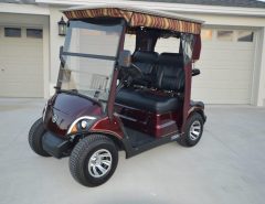 2018 Yamaha Drive 2 Quite Teck Gas  Golf Cart The Villages Florida