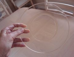 8 Clear Glass 8″ Plates The Villages Florida