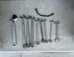 9 assorted large wrenches  1 Large crescents wrench The Villages Florida