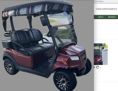 2022 LIKE NEW Club Car Gas Golf Cart – Loaded – $7900 Reduced The Villages Florida
