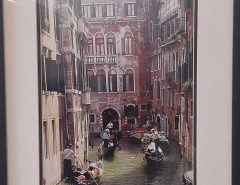 Venice by Gondola- mounted, framed photo of Venice. The Villages Florida