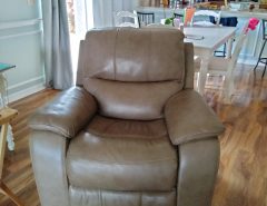 Leather recliner love seat too The Villages Florida