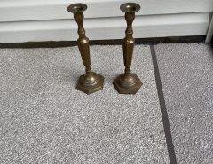 Brass candleholders The Villages Florida