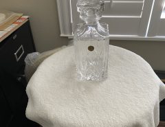 Royal Crystal Rock RCR Whiskey 9” Decanter Lead Crystal Made in Italy The Villages Florida