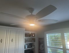 Basic White Fan with Light The Villages Florida