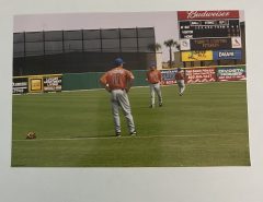 Met’s Spring training baseball players photos & one framed, from on the field The Villages Florida