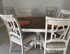 Dining room table. Includes 6 chairs and leaf The Villages Florida