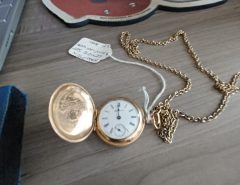 Hampden Ladies Pocket Watch Lever Set with Chain (Hampton) The Villages Florida