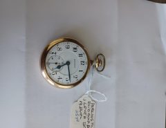 Burlington Mens Pocket Watch 19 Jewel Lever Set Open Face The Villages Florida