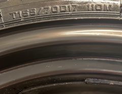 Tire, temporary spare tire, T155/70D17. Dunlop spacemiser 17 inch.  For Camry or Lexus ES. Never used. The Villages Florida