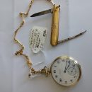 Waltham USA 15 Jewel Size 10 Open Face with Gold Chain & Gold Knife The Villages Florida