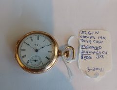 Elgin 14K Ladies Gold Pocket Watch The Villages Florida