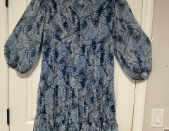 Blue Floral Dress Lightweight Flowing Size Large The Villages Florida