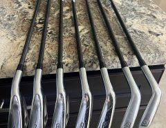 Titleist T 350 irons 6,7,8,9,pw,48,53 degree LA golf shafts a series-high-65i-2 The Villages Florida