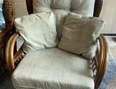 Wicker Patio Chair – VERY comfortable! The Villages Florida