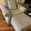 PRICE DROP – MOVING!  Soft Living Room Chair with Ottoman The Villages Florida