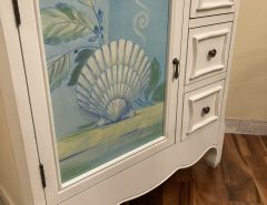 PRICE DROP – MOVING!  Seashell Storage Cabinet The Villages Florida