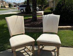 TWO UPOHLSTERED CHAIRS The Villages Florida