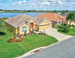 Gorgeous Waterfront with Pool Size Yard & North Facing Lanai The Villages Florida