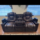 real leather reclining sofa and loveseat The Villages Florida