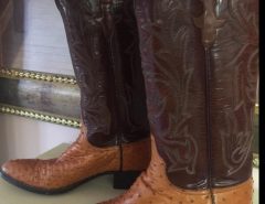 Women’s Full Quill Lucchese Ostrich Boots The Villages Florida