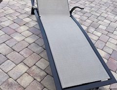 2 Outdoor metal chaise lounges The Villages Florida