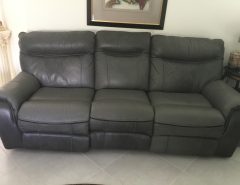 Leather sofa, loveseat and chair The Villages Florida