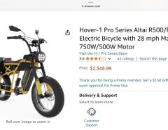 Hover-1 Pro Series Altai R-750 Electric Bike The Villages Florida