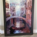 CUSTOM FRAMED VENICE PICTURE The Villages Florida