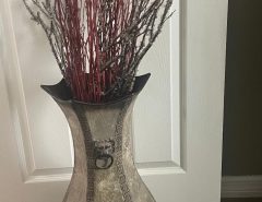 Decorative Floor Vase with decorative twigs The Villages Florida