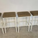 Bar Stools {4} Bar Height (30″ tall), welded frame The Villages Florida