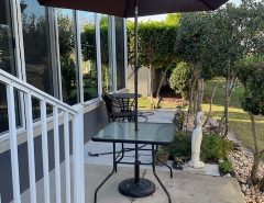 6 ft Outdoor Umbrella (no stand) can be used on a table or at the beach. The Villages Florida