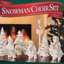 Porcelain Snowman Set The Villages Florida