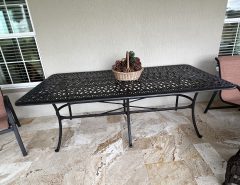 Biscayne 42″ x 84” Rectangular Patio Table The Villages Florida